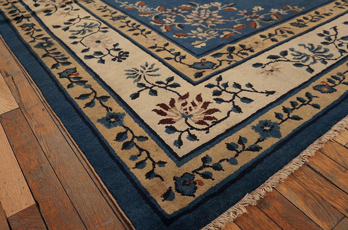 Early 20th Century Chinese Peking Carpet ( 8'9
