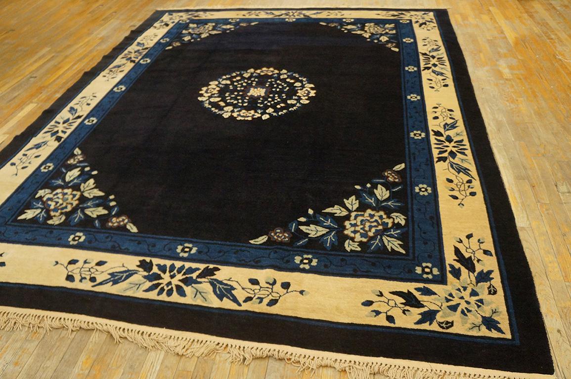 Late 19th Century Chinese Peking Carpet ( 8'9