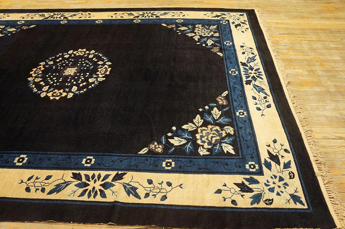 Late 19th Century Chinese Peking Carpet ( 8'9