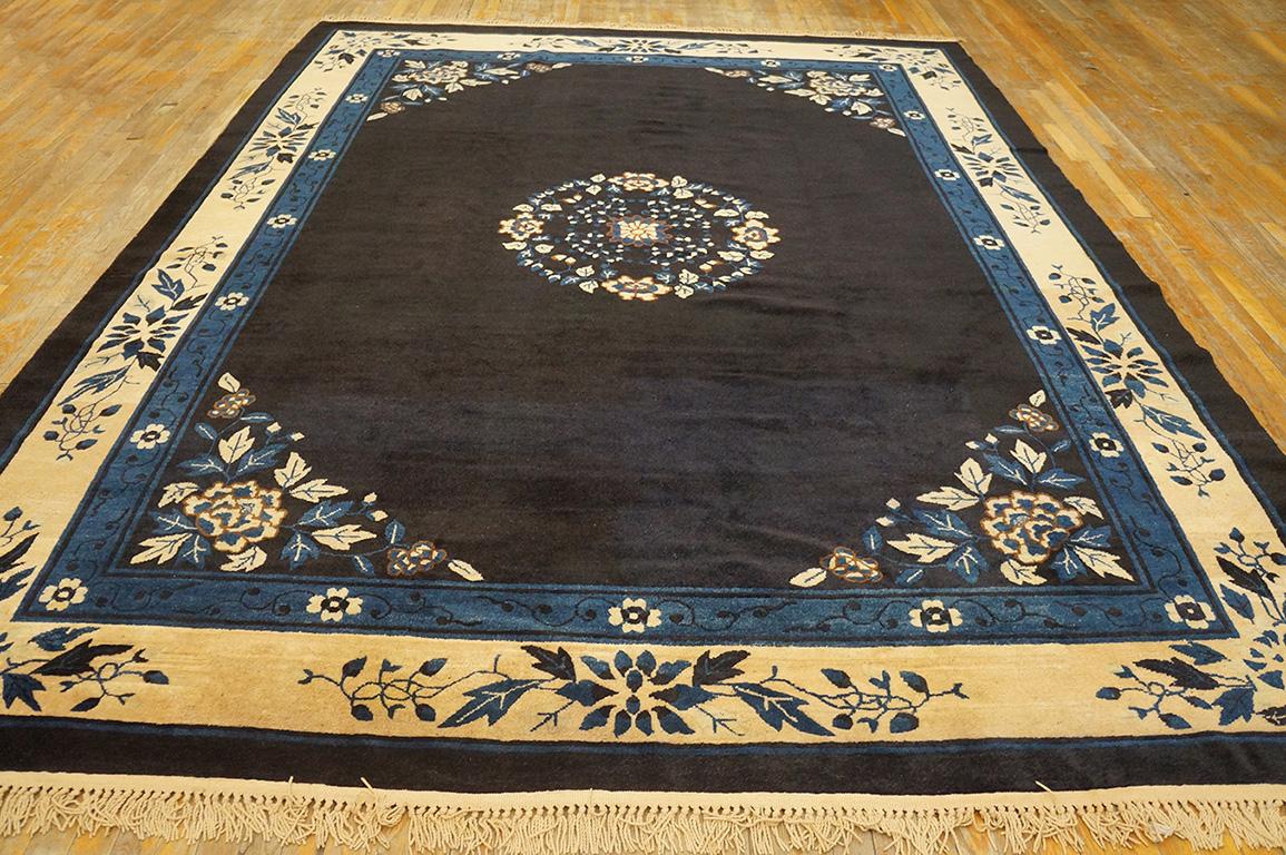 Late 19th Century Chinese Peking Carpet ( 8'9