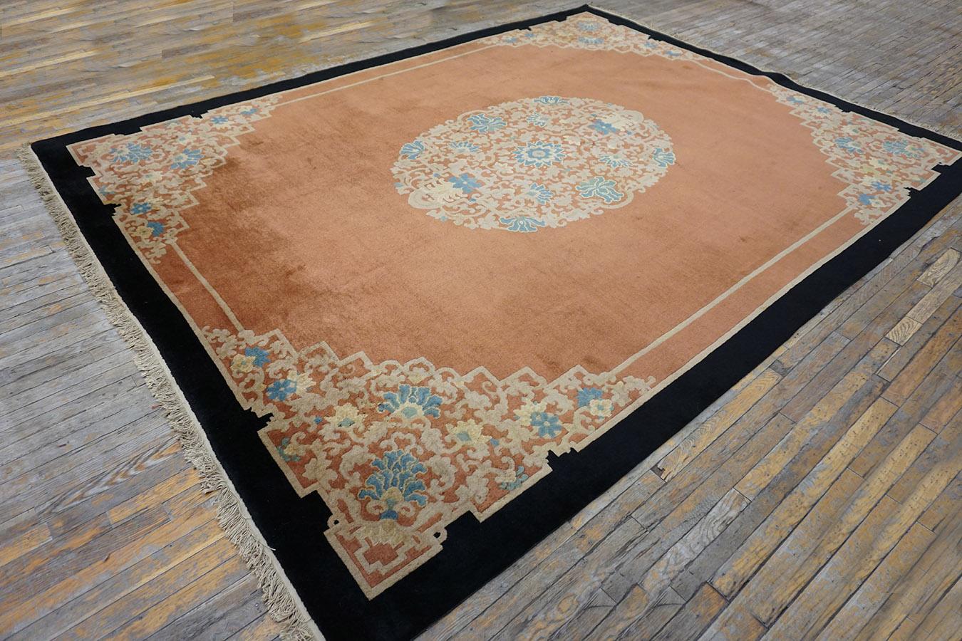 Early 20th Century Chinese Peking Carpet ( 9' x 11'8'' - 275 x 355 ) For Sale 8