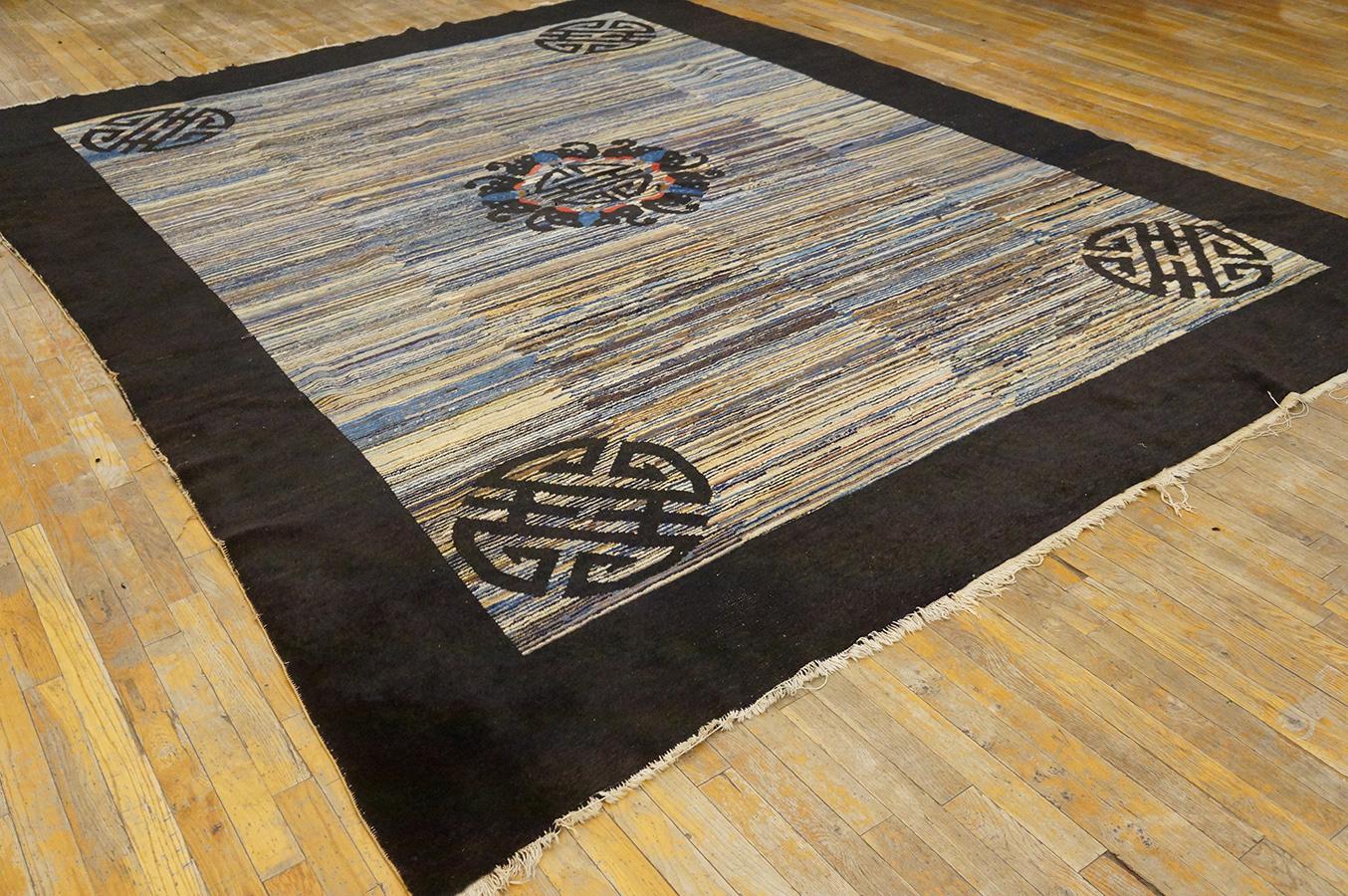 Antique Chinese - Peking rug, Size: 9' 0'' x 11' 8''.
