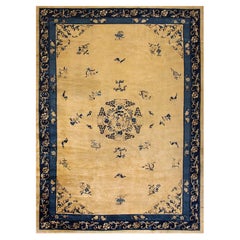 Tapis chinois ancien de Pékin de 9' 0"" x 12' 4""