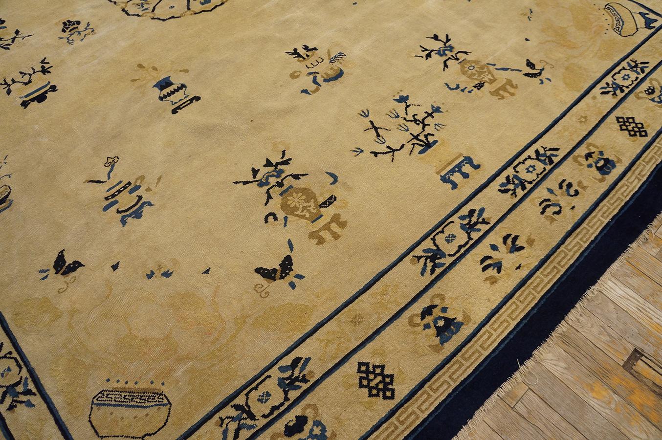 Tappeto antico cinese Peking 9' 0