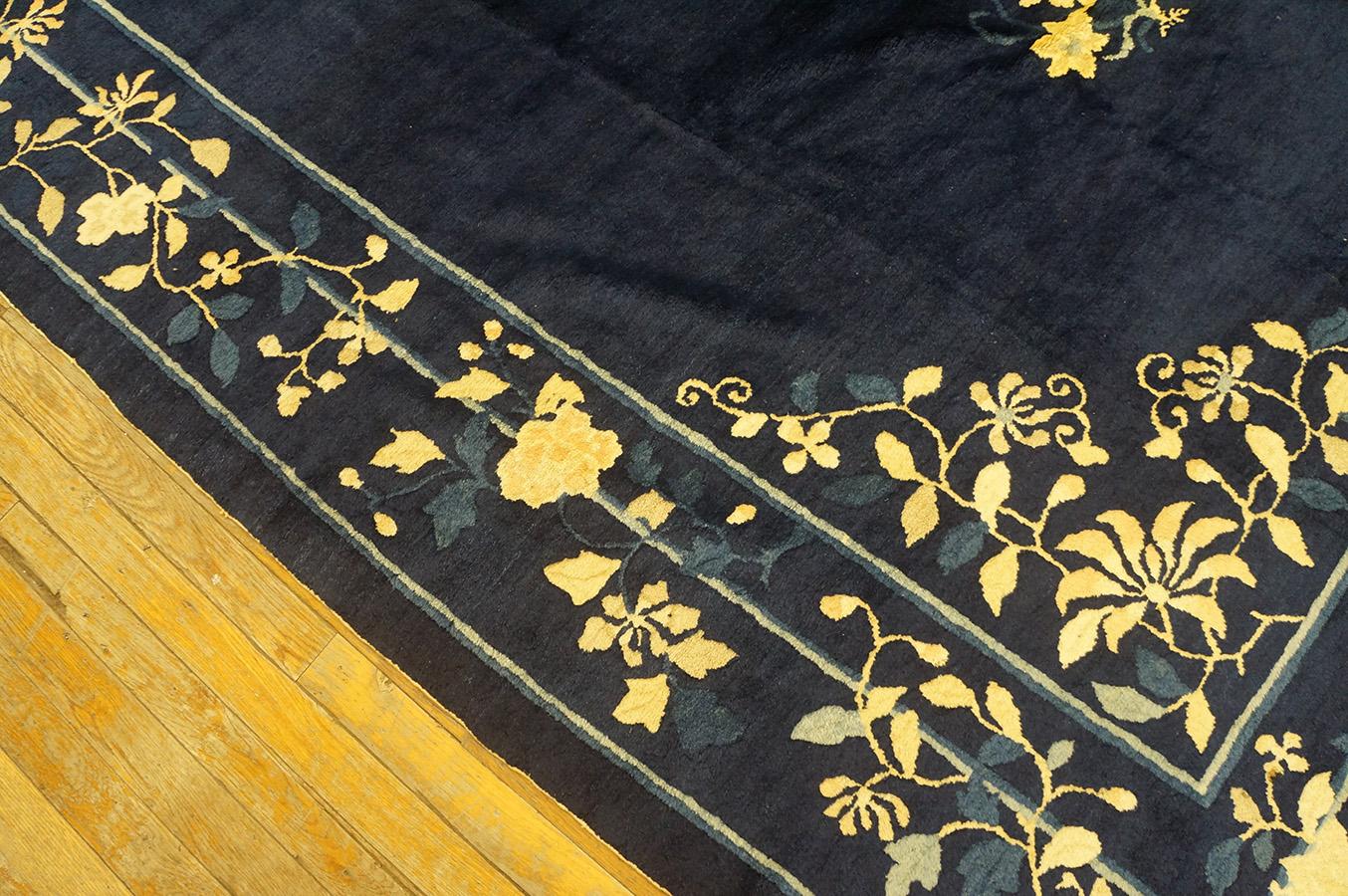 Antique Chinese, Peking Rug 9' 0'' x 11' 4'' For Sale 7