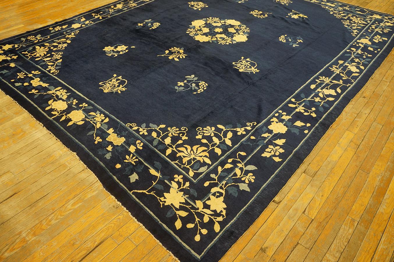 Early 20th Century Antique Chinese, Peking Rug 9' 0'' x 11' 4'' For Sale