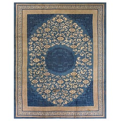 Tapis pékinois ancien de 9' 0'' x11' 4''