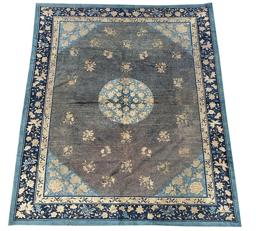 Late 19th Century Chinese Peking Carpet ( 9' x 11' 8'' - 275 x 355 cm ) For Sale 1