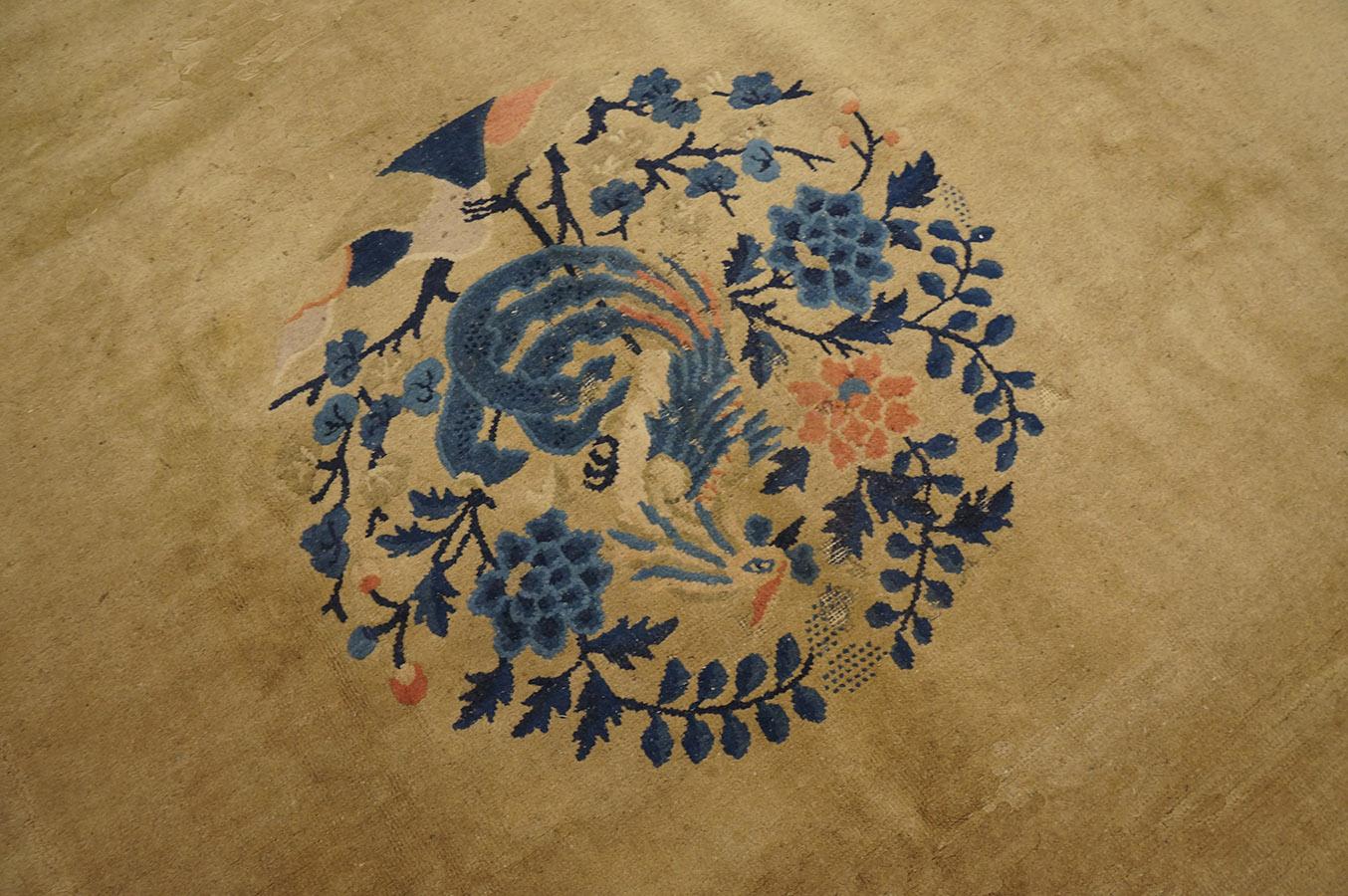 Chinesischer Pekinger Teppich des frühen 20. Jahrhunderts ( 9' x 11'6'' - 275 x 350) im Angebot 3