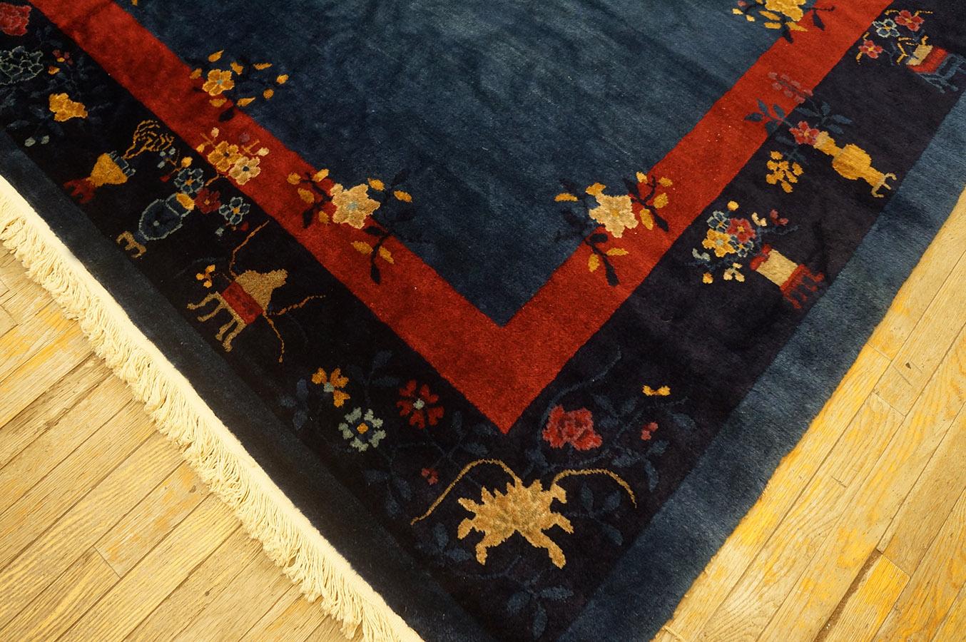 Antiker chinesischer Pekinger Teppich im Angebot 4