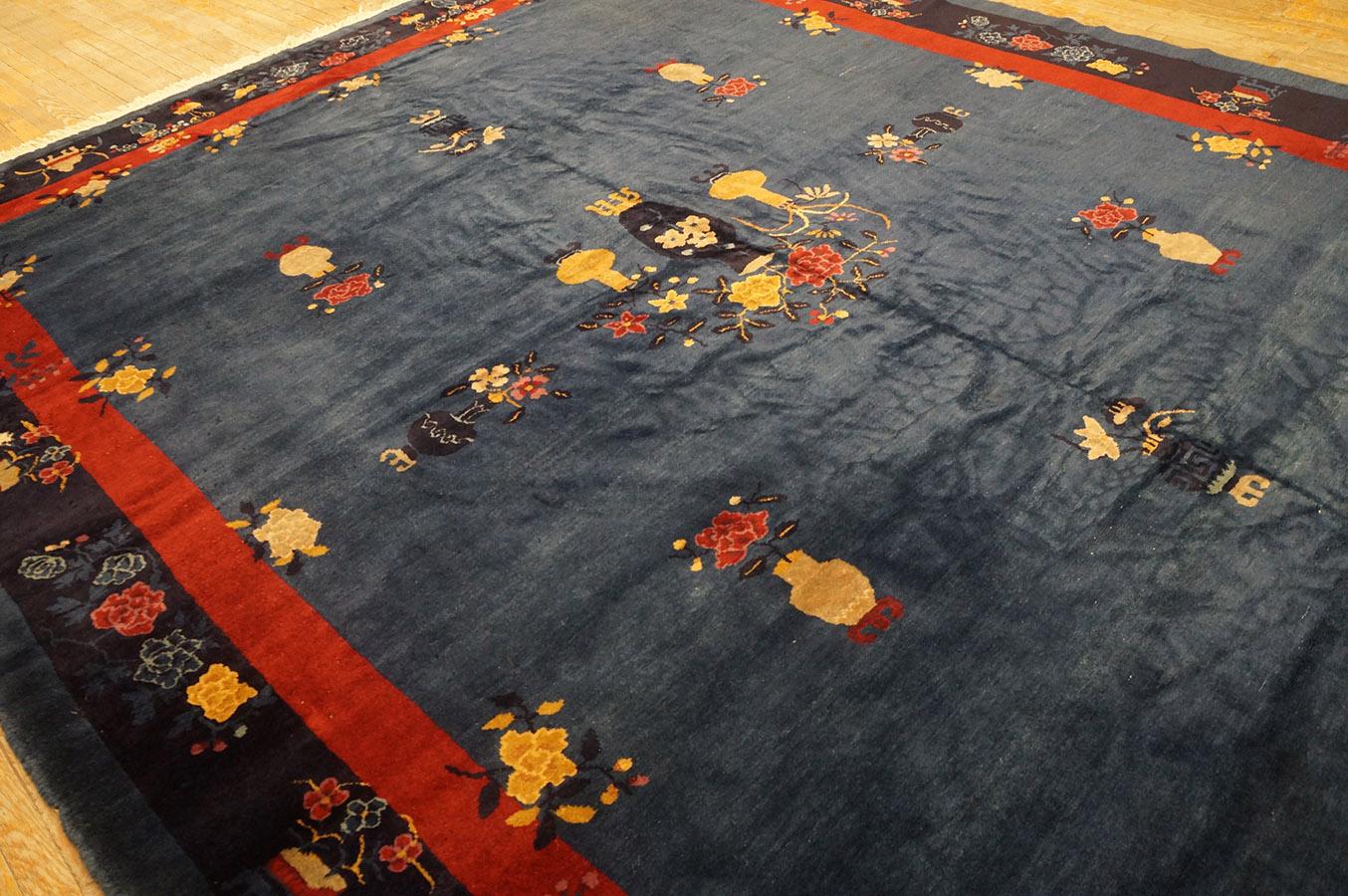 Antiker chinesischer Pekinger Teppich im Angebot 6