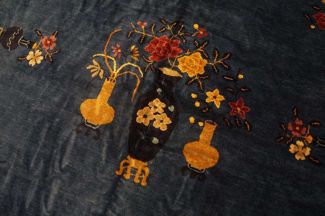 Antiker chinesischer Pekinger Teppich im Angebot 7