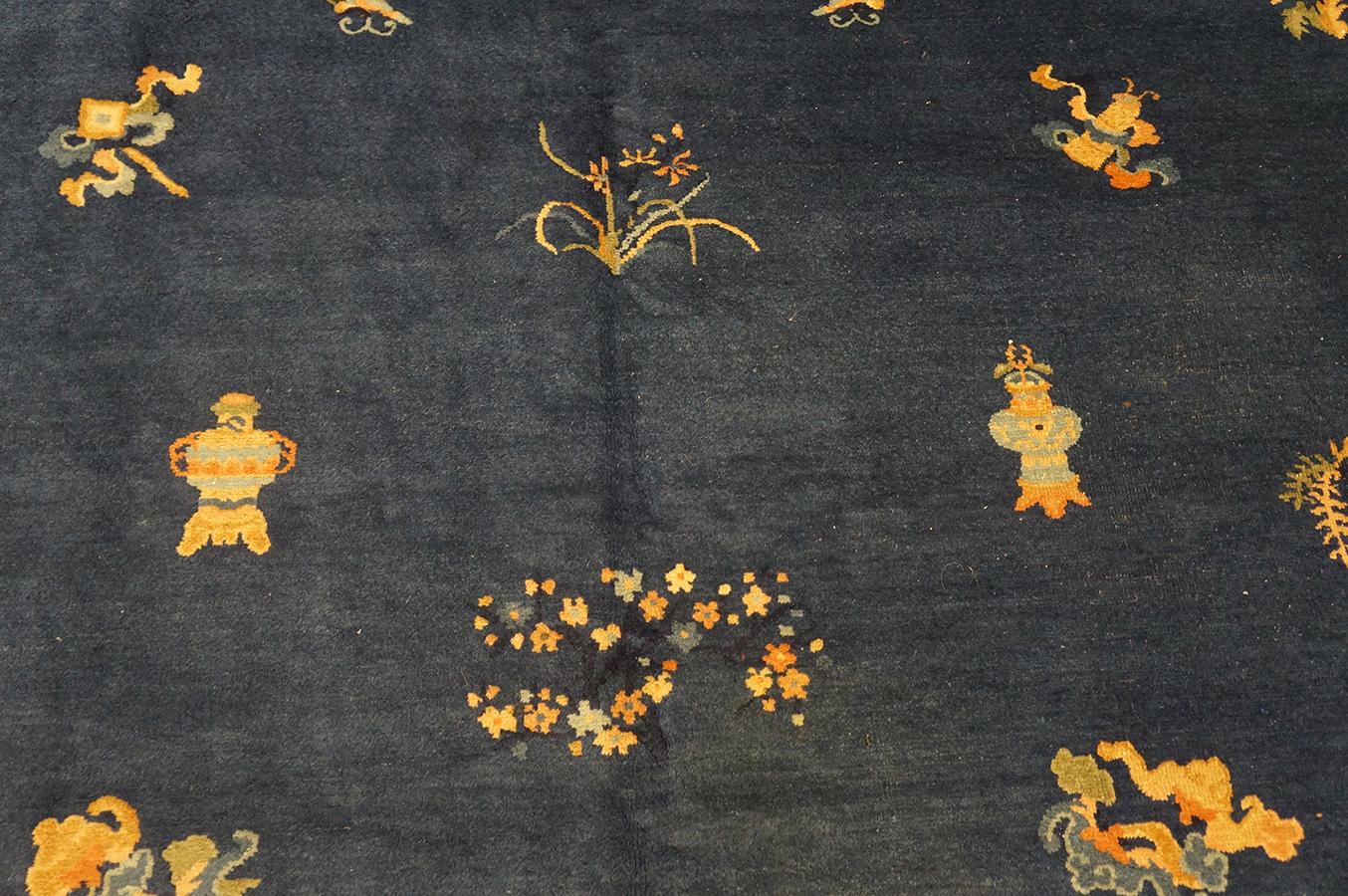 Tapis chinois de Pékin du début du 20ème siècle ( 9'1'' x 11'8'' - 277 x 356 ) en vente 3