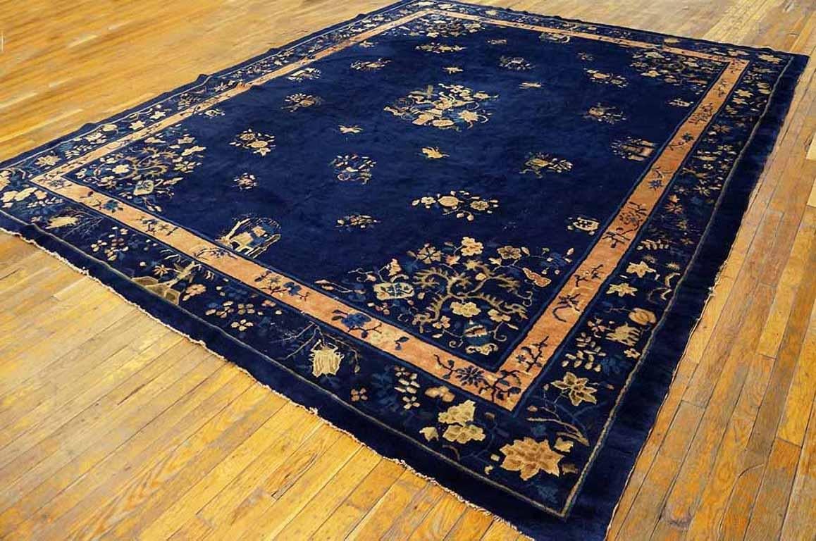 Antique Chinese Peking Rug For Sale 1