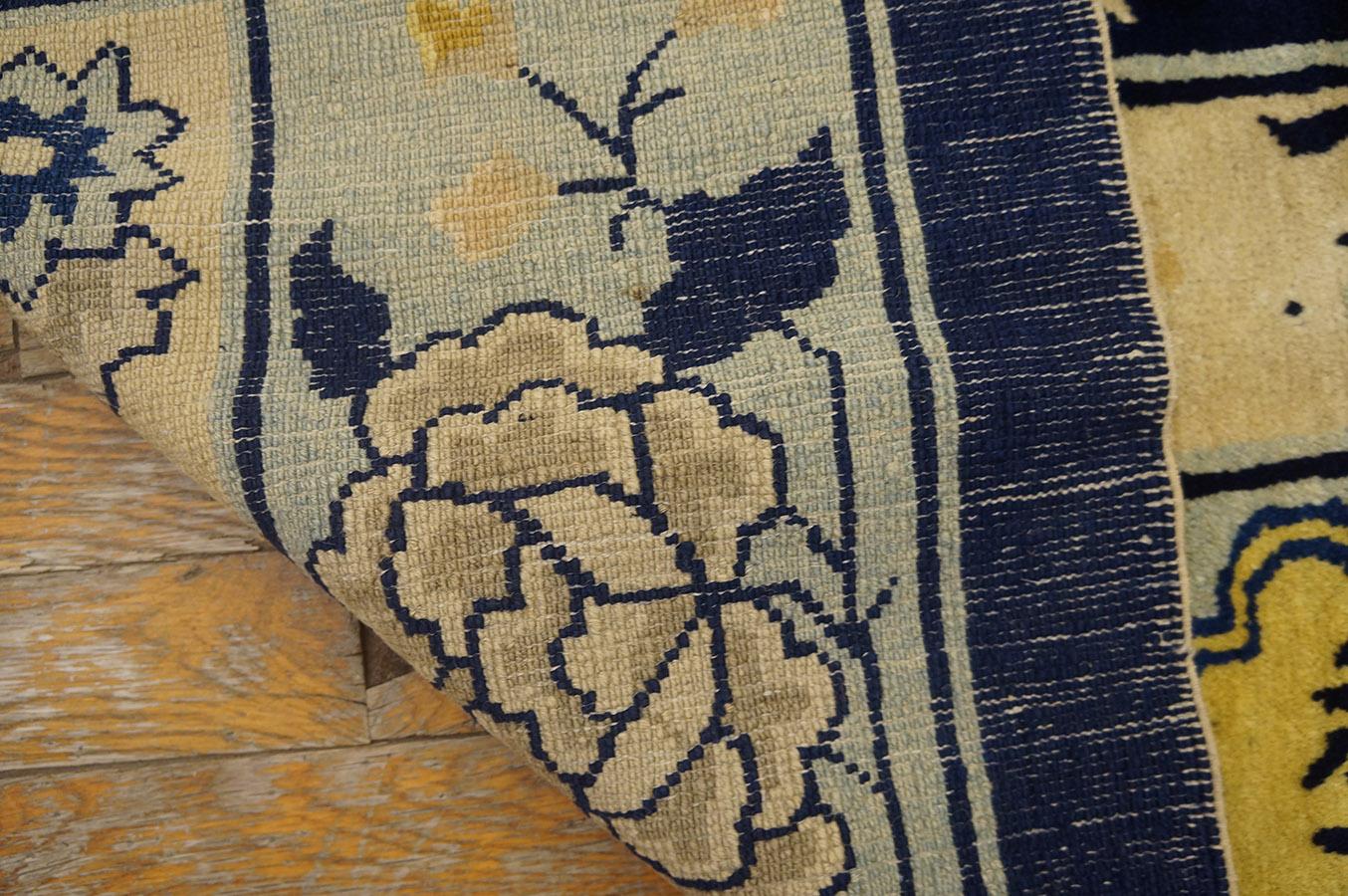 19th Century Chinese Peking Carpet ( 9'2'' x 11'8' - 280 x 355 ) For Sale 7