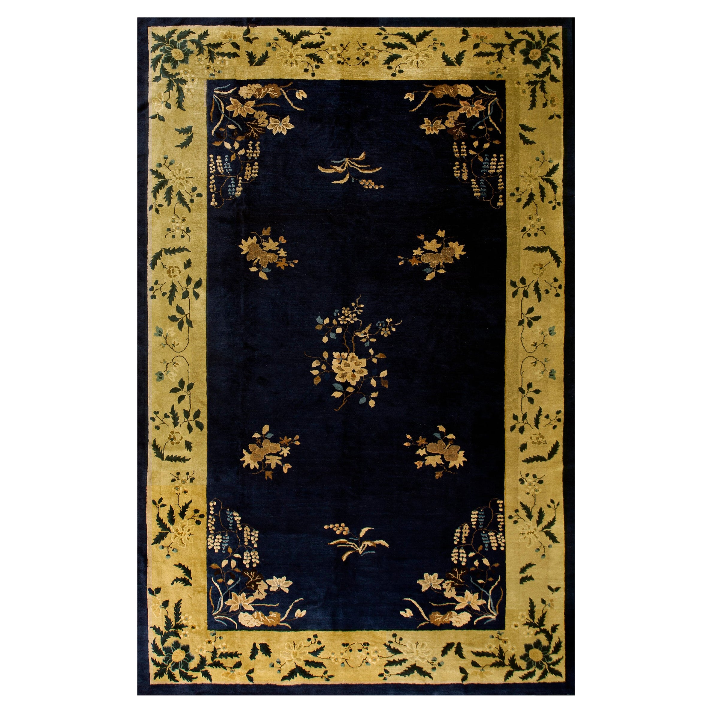 Tapis chinois ancien de Pékin de 9' 2""" x 14' 1""