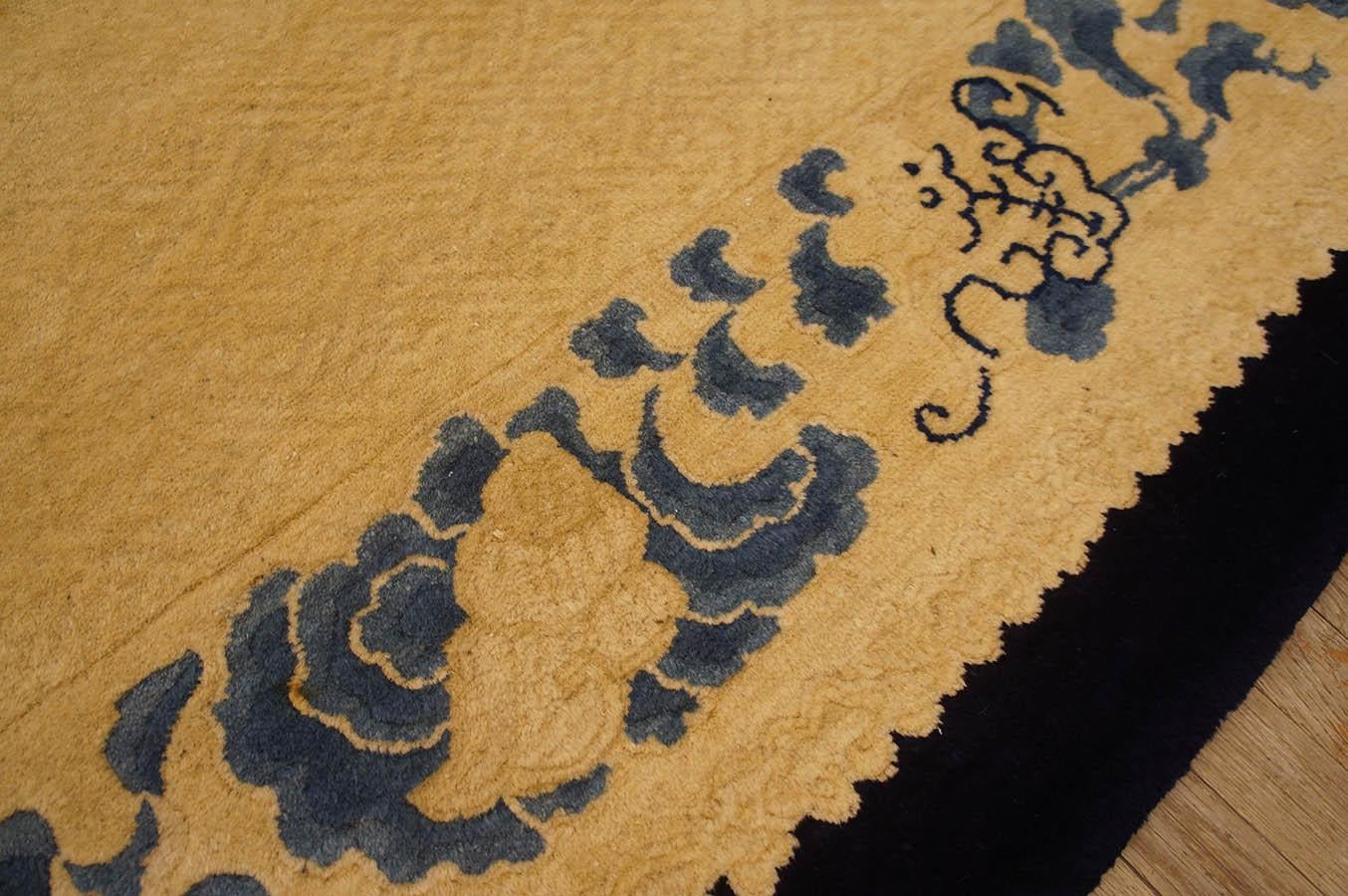19th Century Chinese Peking Carpet ( 9'2'' x 11'8'' - 280 x 355 ) For Sale 8