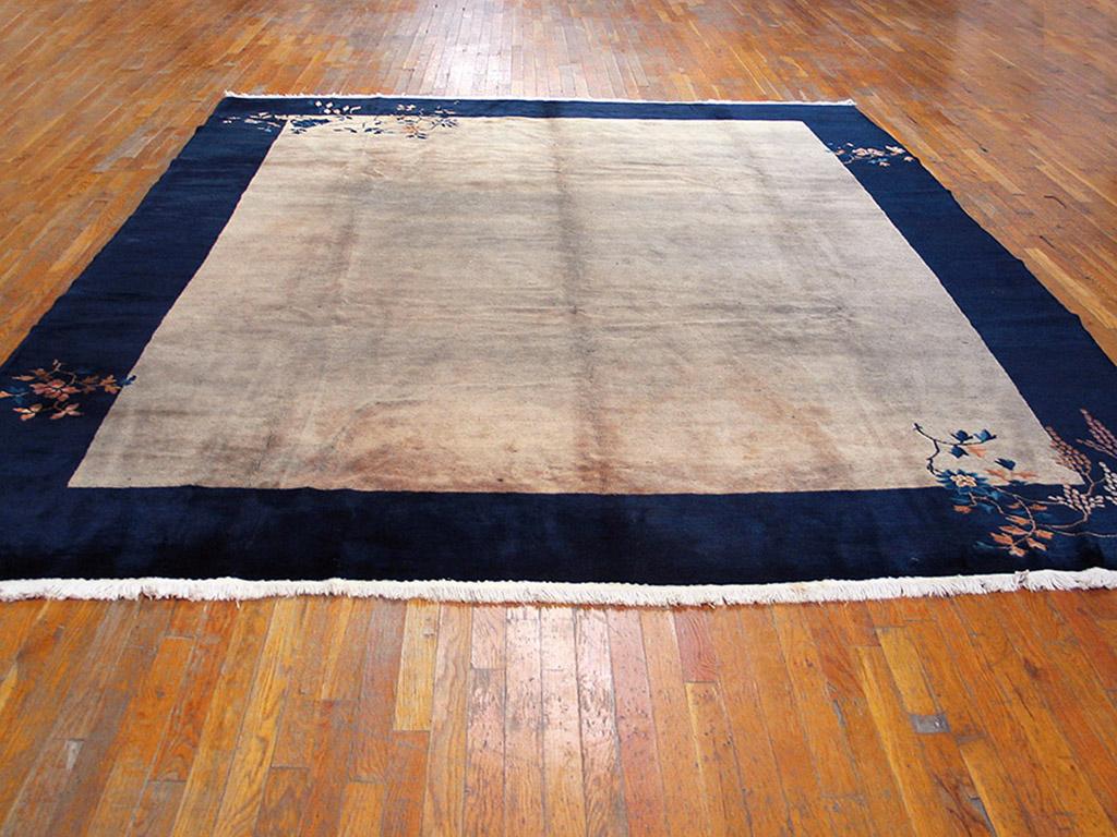 Antique Chinese Peking rug, size: 9' 2' x 11' 10''.