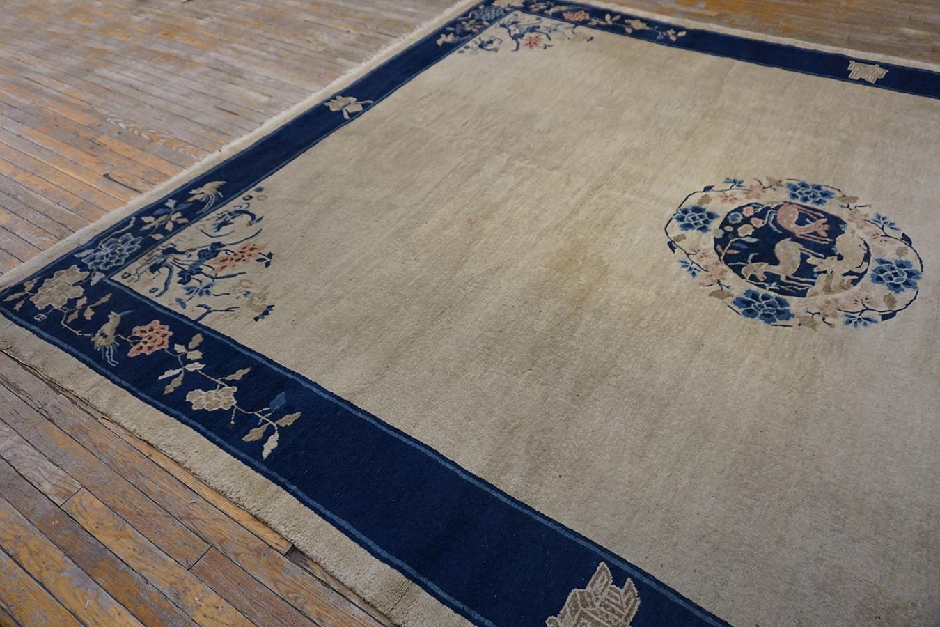 Early 20th Century Chinese Peking Carpet ( 9'3'' x 11'6'' - 282 x 351 ) For Sale 4