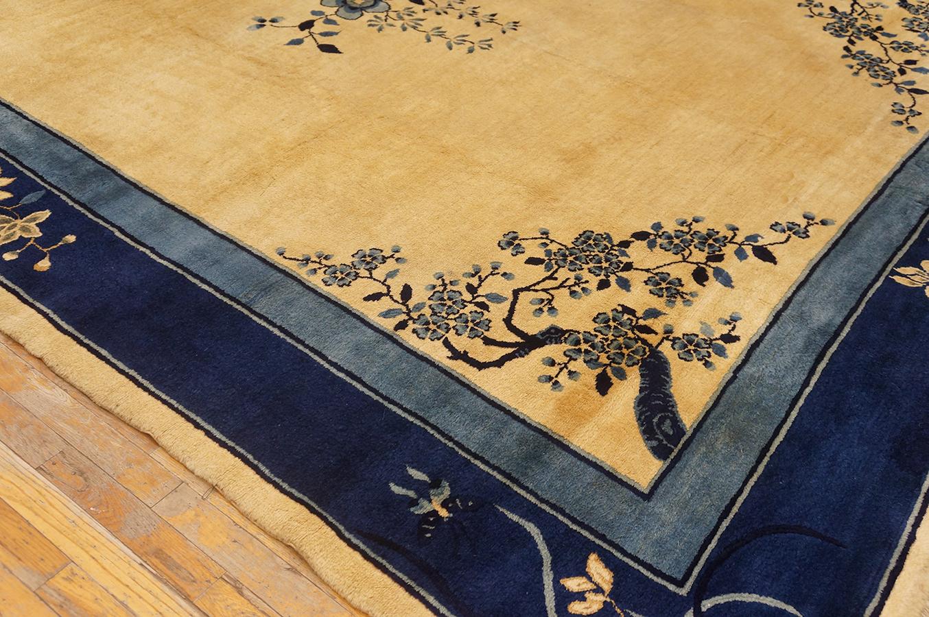 Early 20th Century Antique Chinese, Peking Rug 9' 3'' x 11' 6'' For Sale