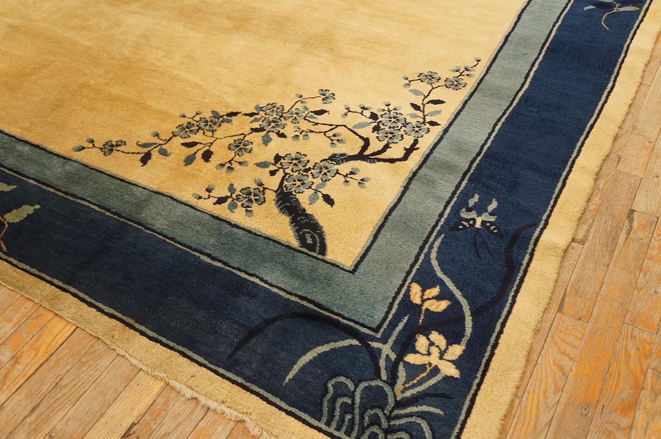Antique Chinese, Peking Rug 9' 3'' x 11' 6'' For Sale 2
