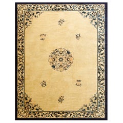 Tapis chinois ancien de Pékin de 9' 4"" x 11' 10""