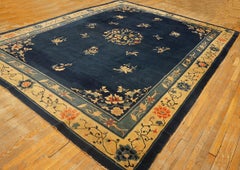 Antique Chinese Peking Rug 9' 4" x 11' 9"