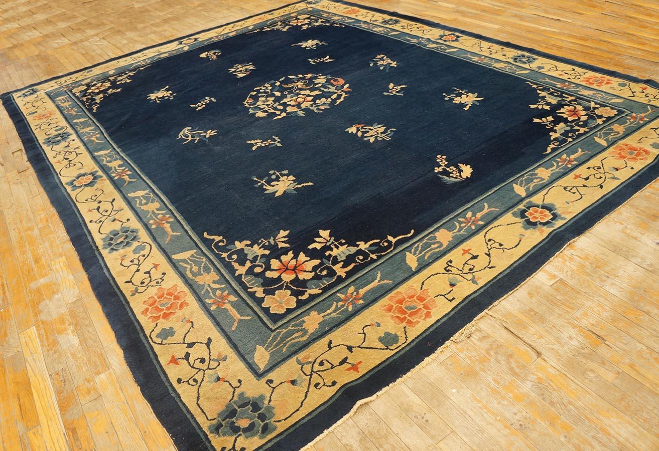 Hand-Knotted Antique Chinese Peking Rug 9' 4