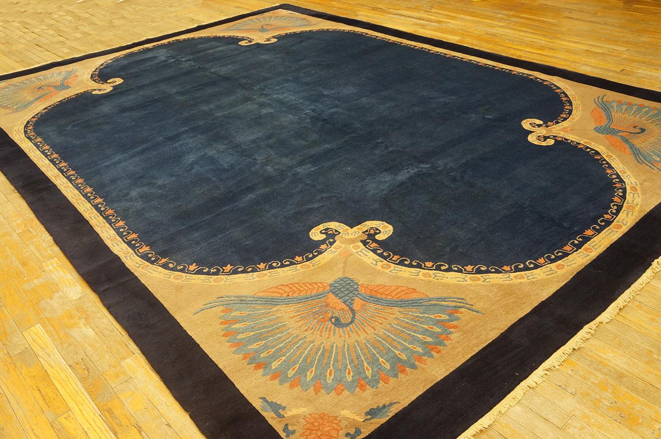 Art Deco 1920s Chinese Peking Carpet ( 9' 6