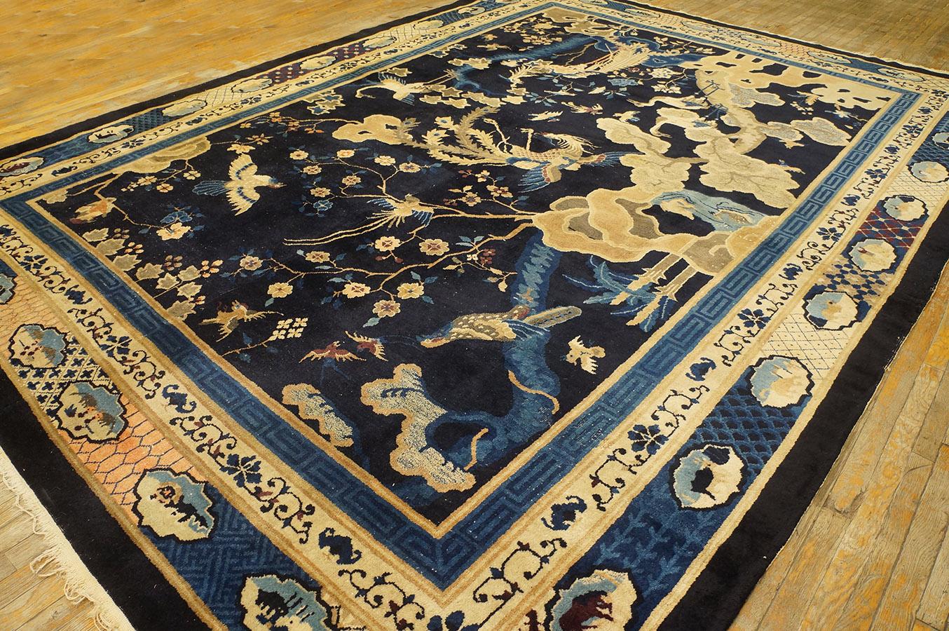 Cinese Tappeto cinese di Pechino dell'inizio del XX secolo ( 9'9'' x 13'6'' - 298 x 412 ) in vendita