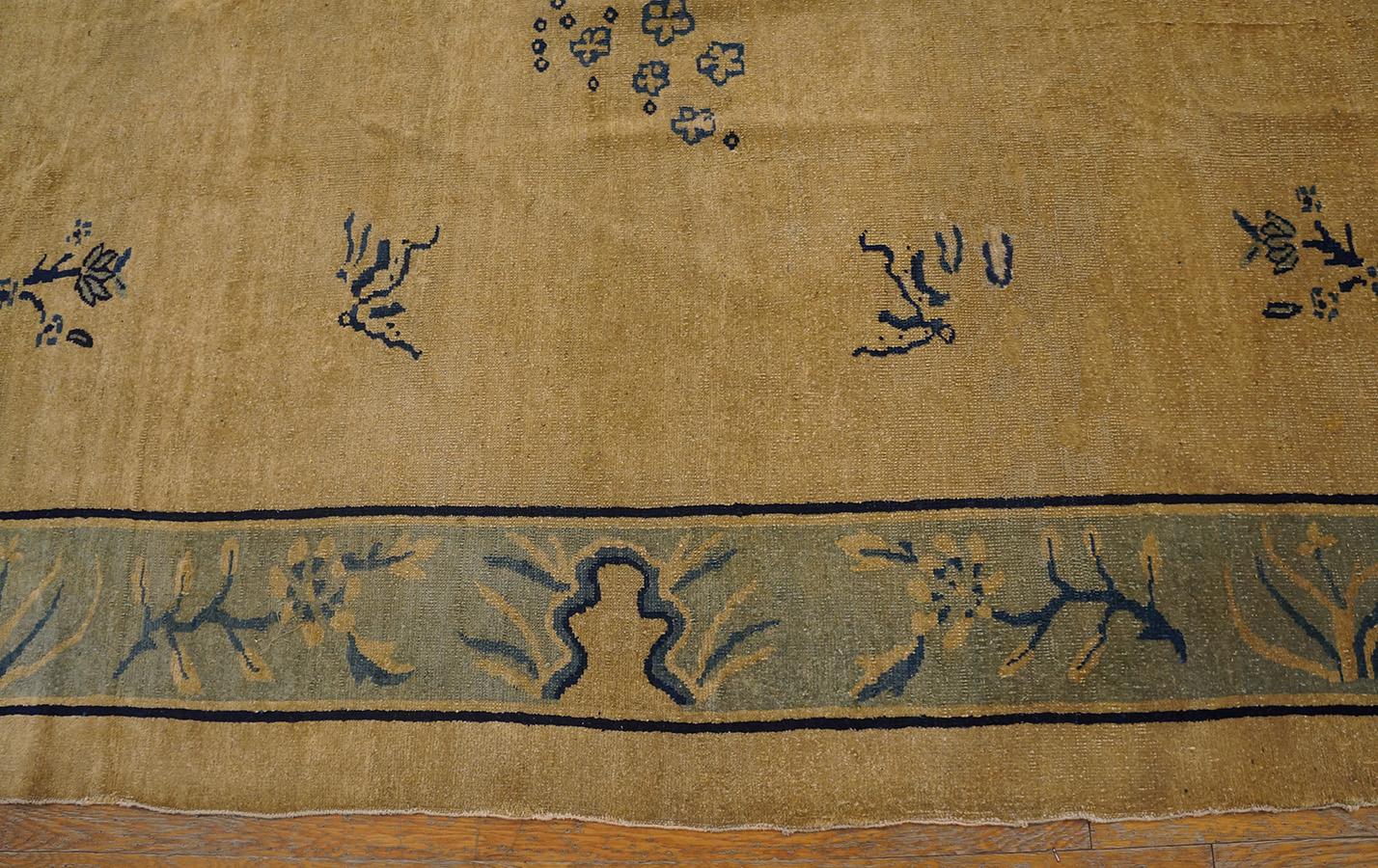 Laine Tapis chinois ancien de Pékin de style chinois en vente