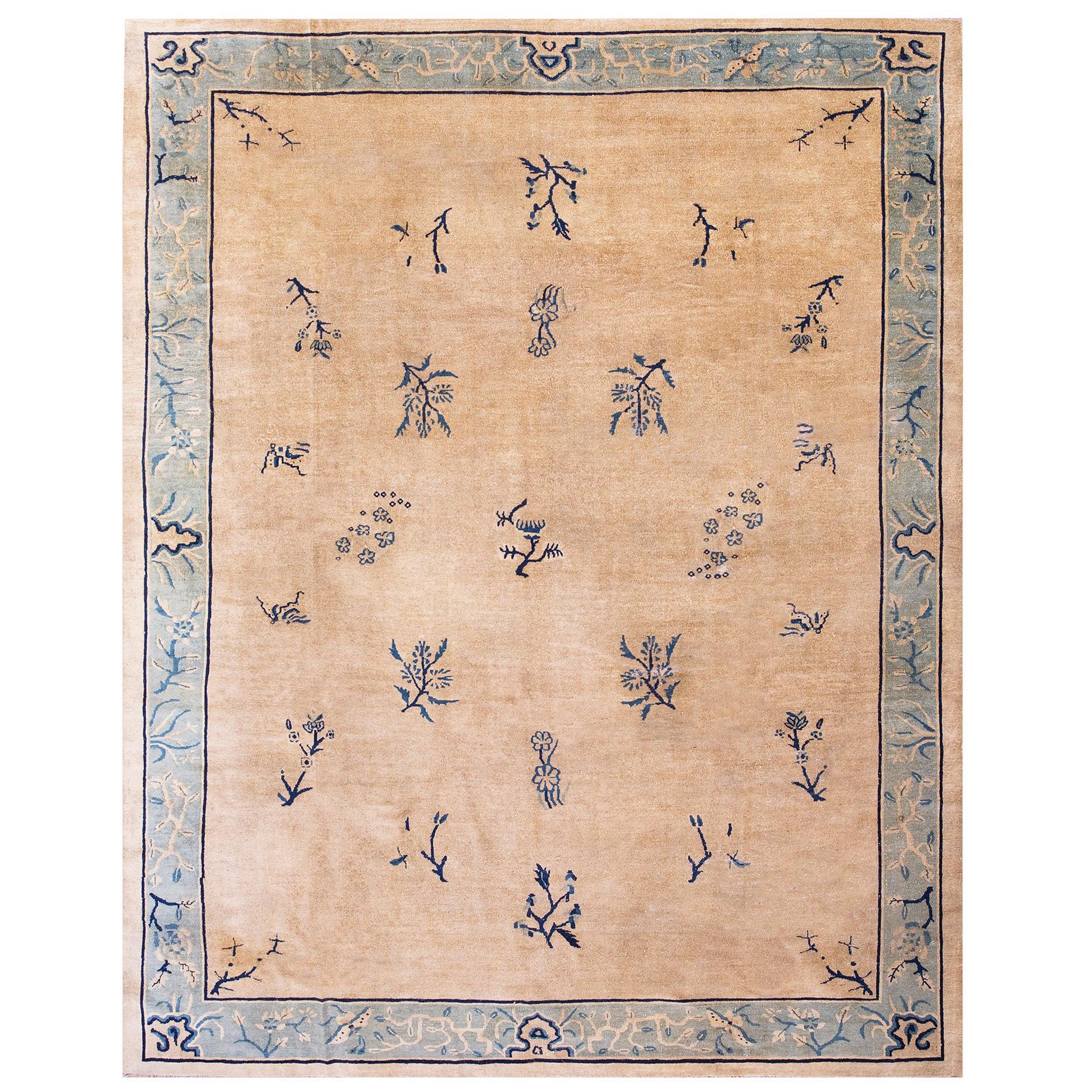 Tapis chinois ancien de Pékin de style chinois