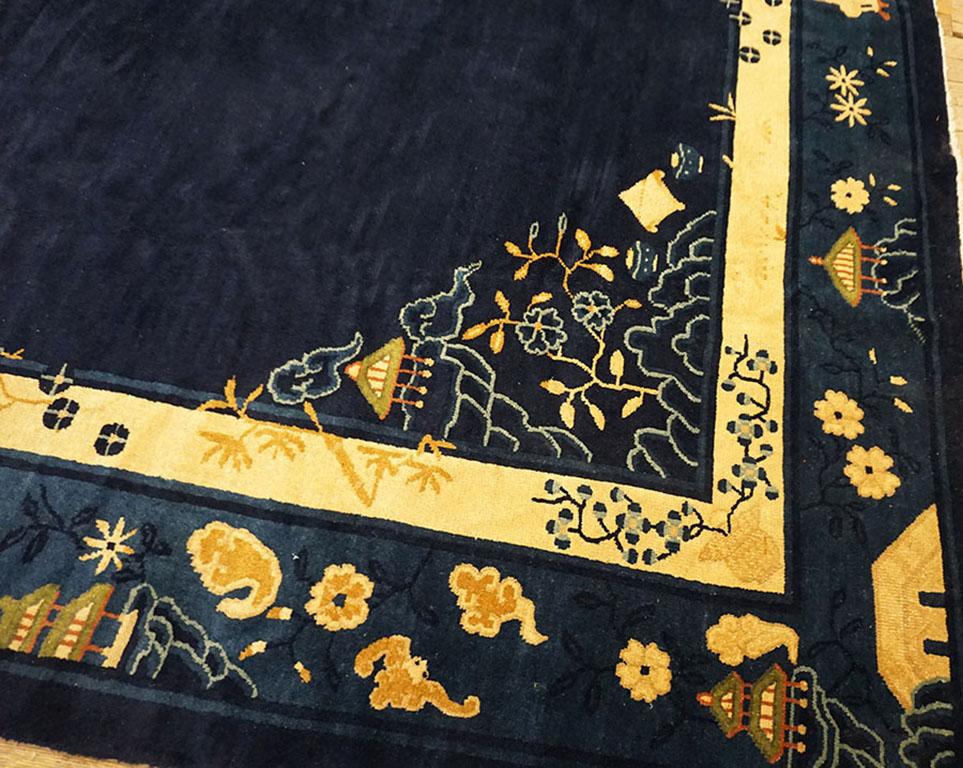 Early 20th Century Late 19th Century Chinese Peking Carpet ( 9' x 11'6