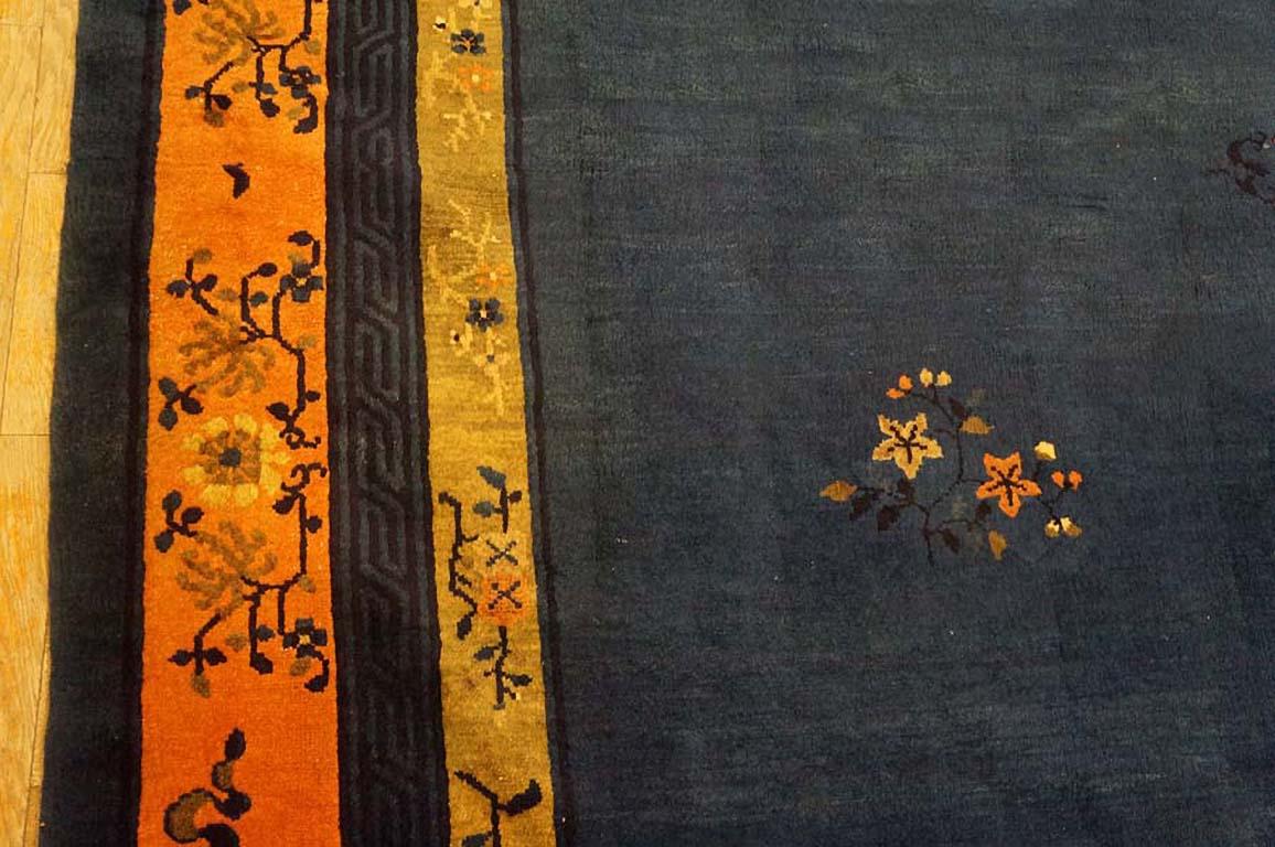 Laine Tapis chinois ancien de Pékin de 9' 0