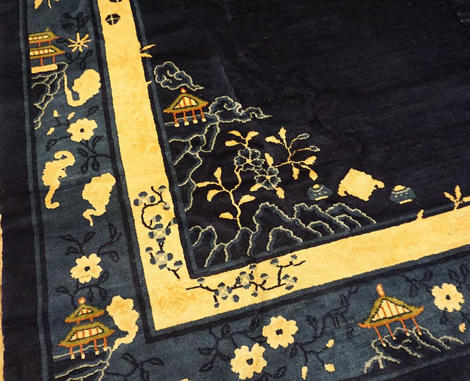 Late 19th Century Chinese Peking Carpet ( 9' x 11'6