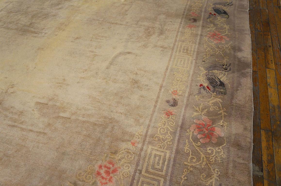 Late 19th Century  Chinese Peking Carpet ( 9' x 11'8