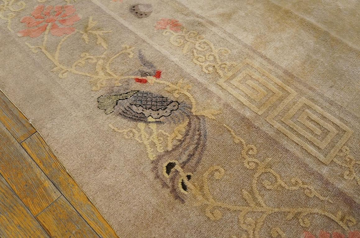 Early 20th Century Late 19th Century  Chinese Peking Carpet ( 9' x 11'8