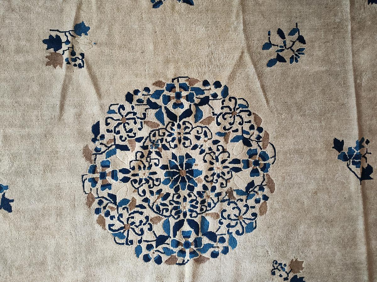 Wool Early 20th Century Chinese Peking Carpet ( 9' x 11' 9