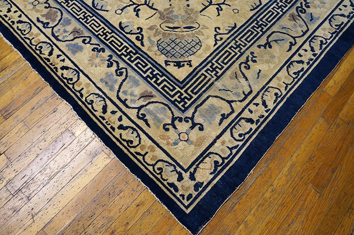 Early 20th Century Late 19th Century Chinese Peking Carpet ( 9' x 11'6