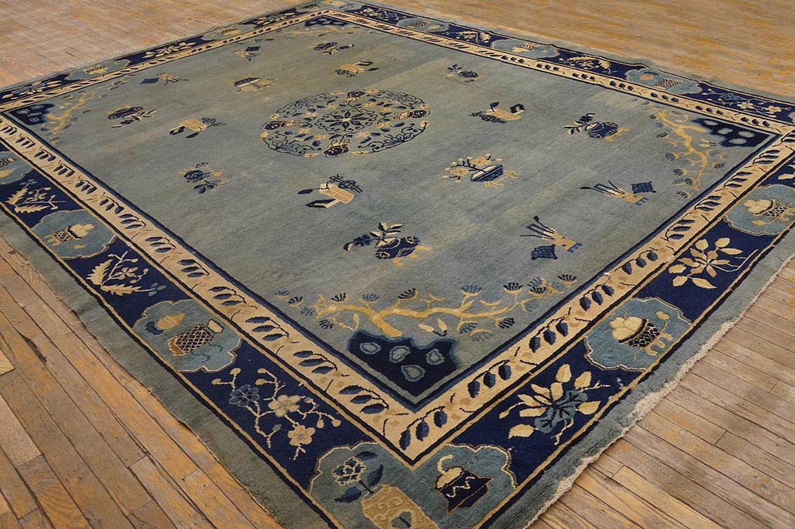 Antiker chinesischer, Peking-Teppich (Handgeknüpft) im Angebot
