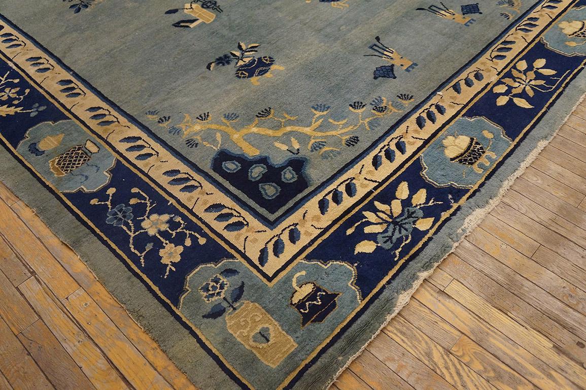 Antique Chinese, Peking Rug For Sale 3