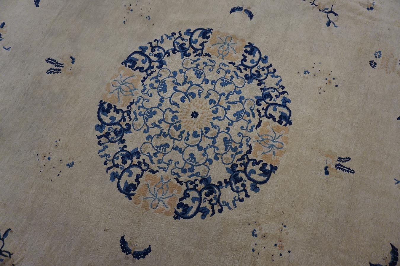 Antique Chinese Peking Rug 9'2
