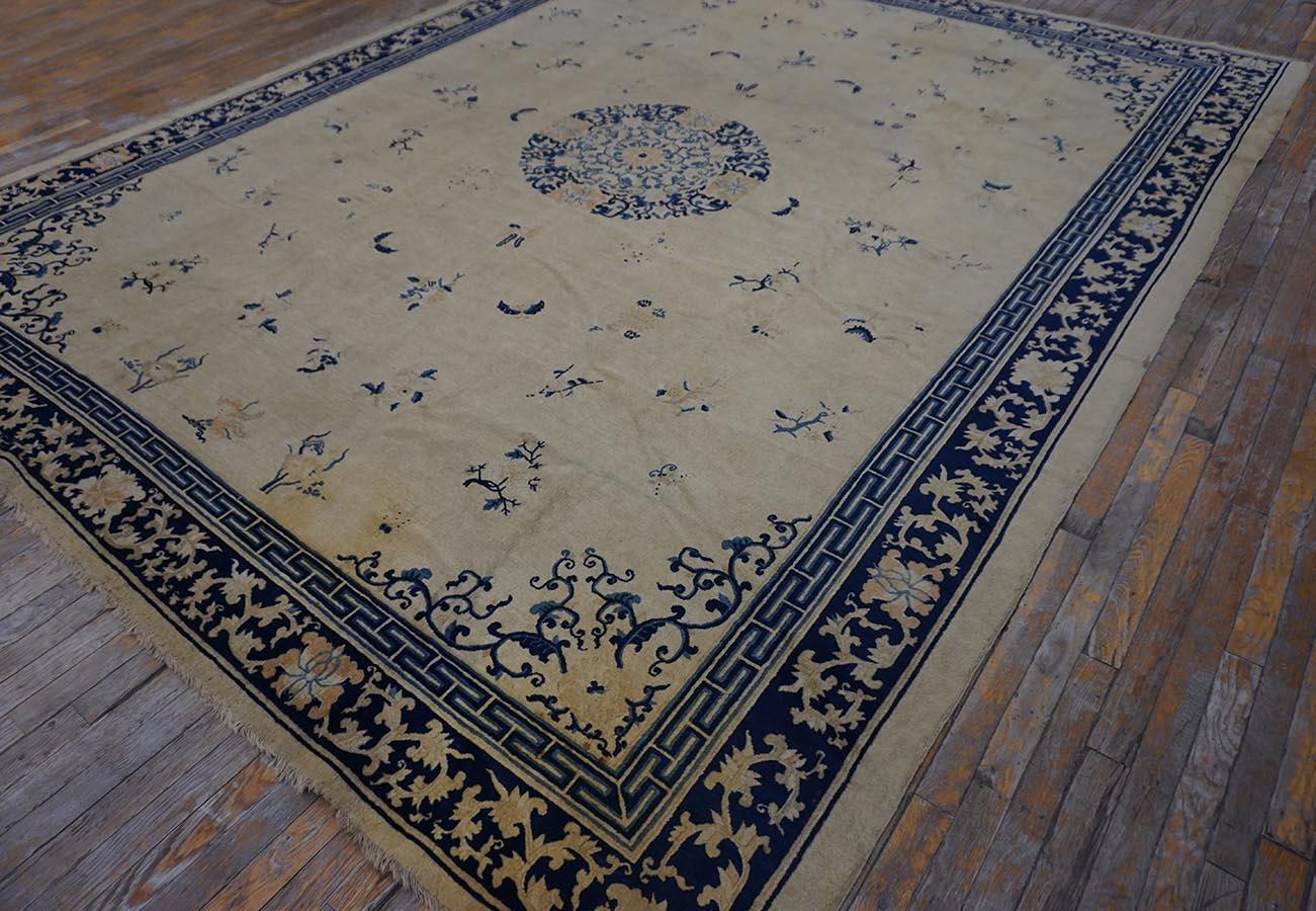 Antique Chinese Peking Rug, Size: 9'2