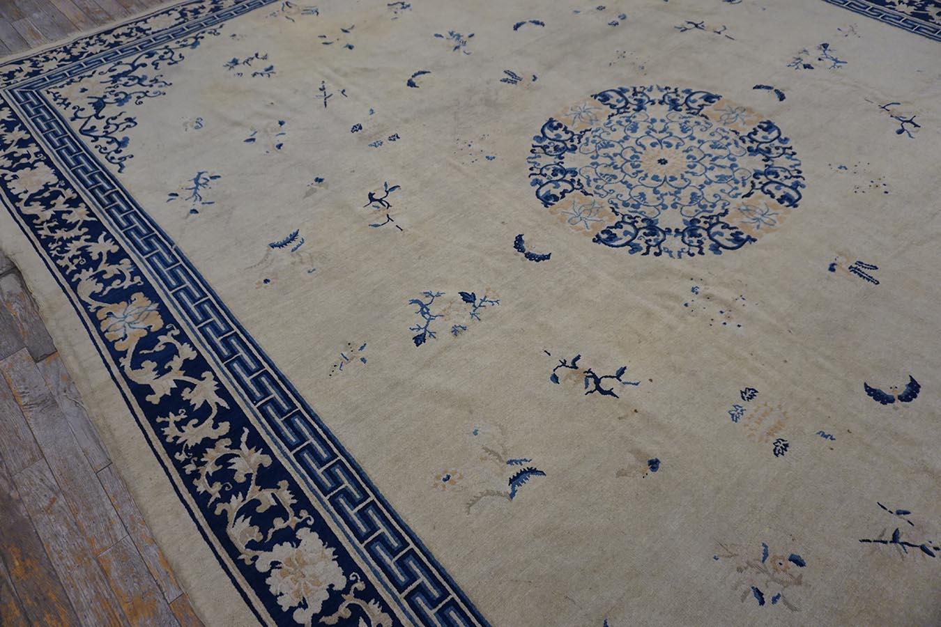 Early 20th Century Antique Chinese Peking Rug 9'2