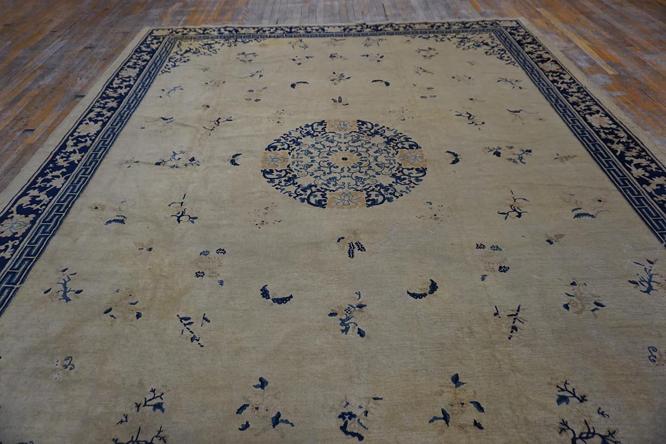 Antique Chinese Peking Rug 9'2