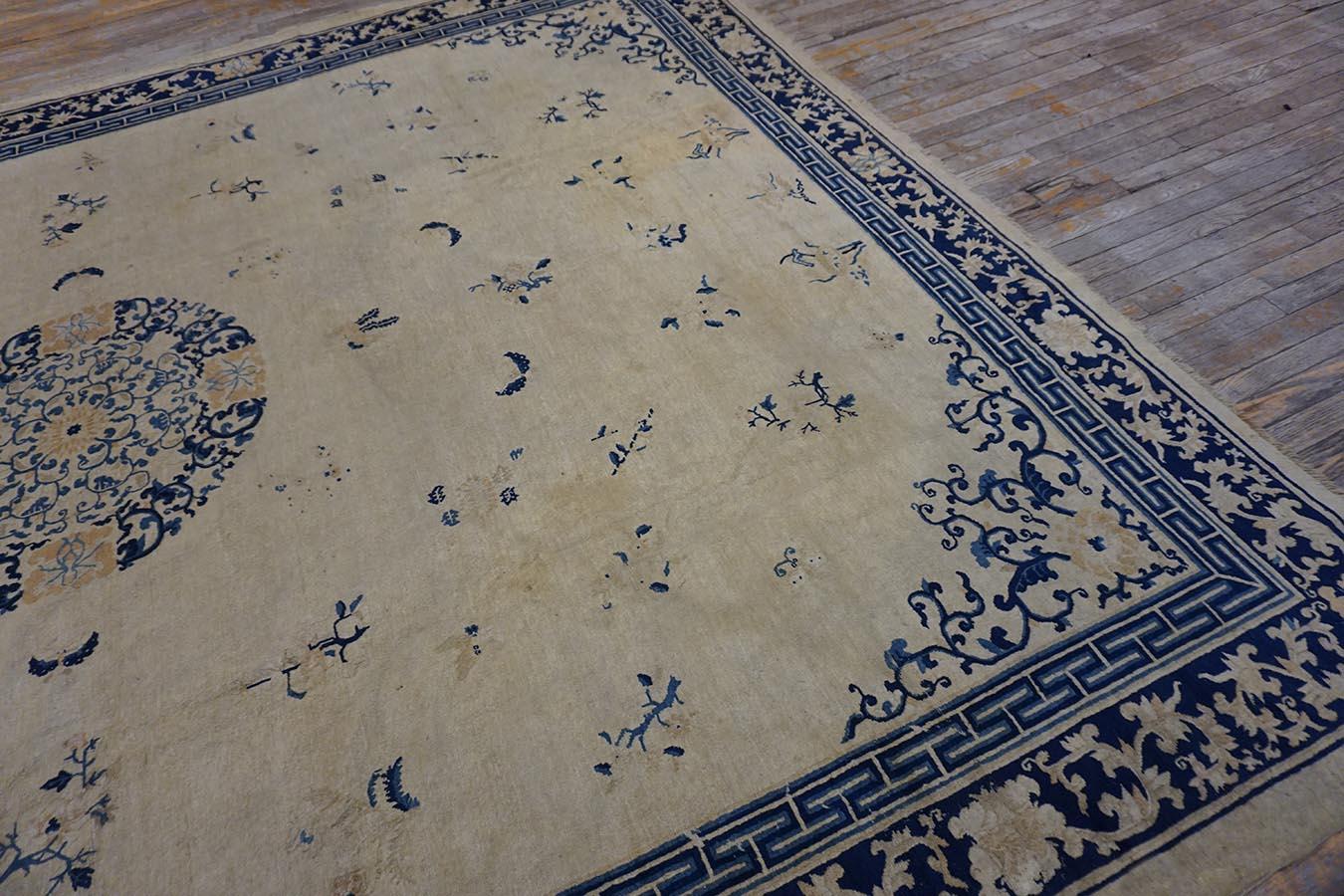 Antique Chinese Peking Rug 9'2