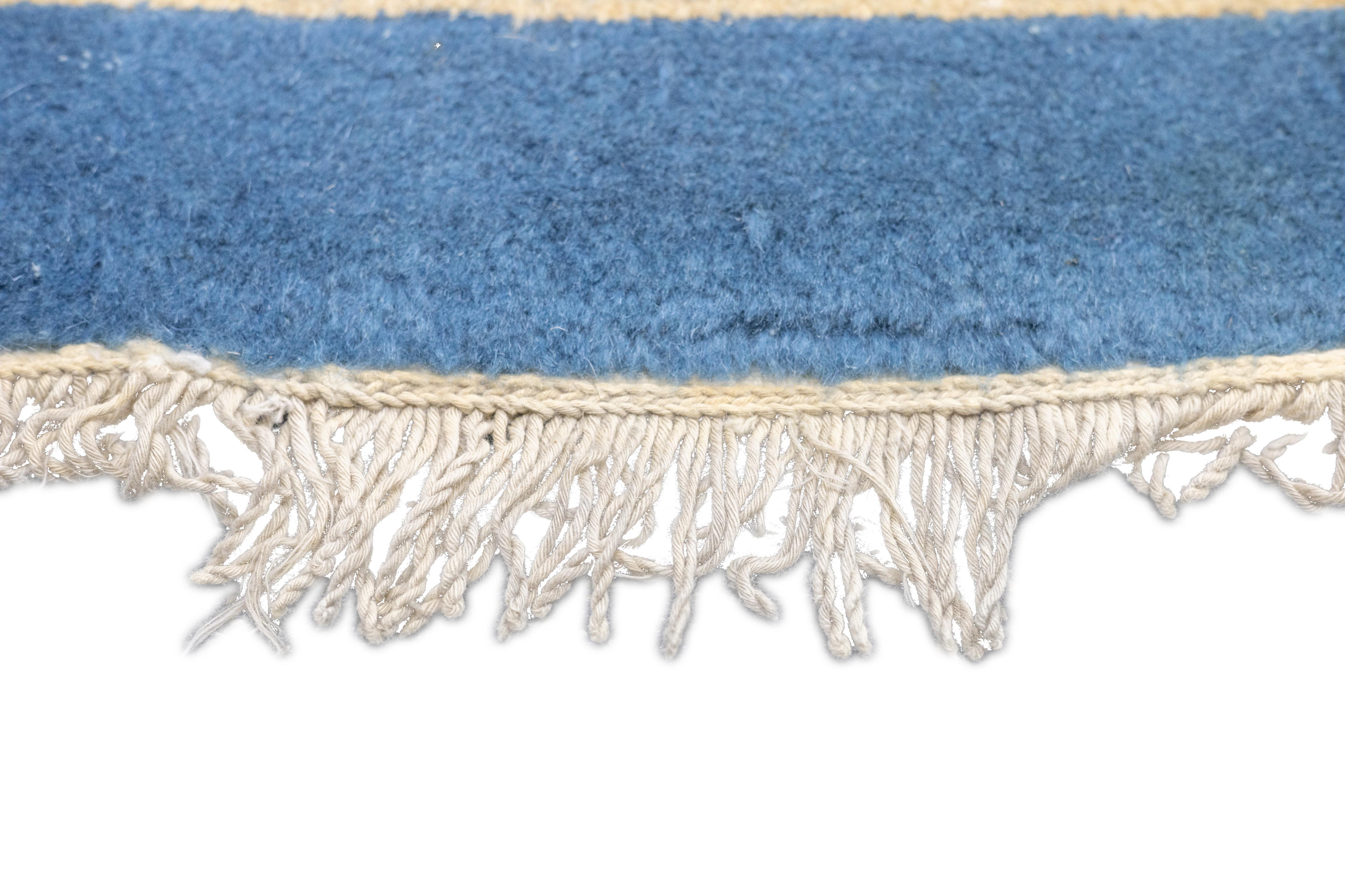 Wool Antique Chinese Peking Rug 9'3'' x 11'8'' For Sale