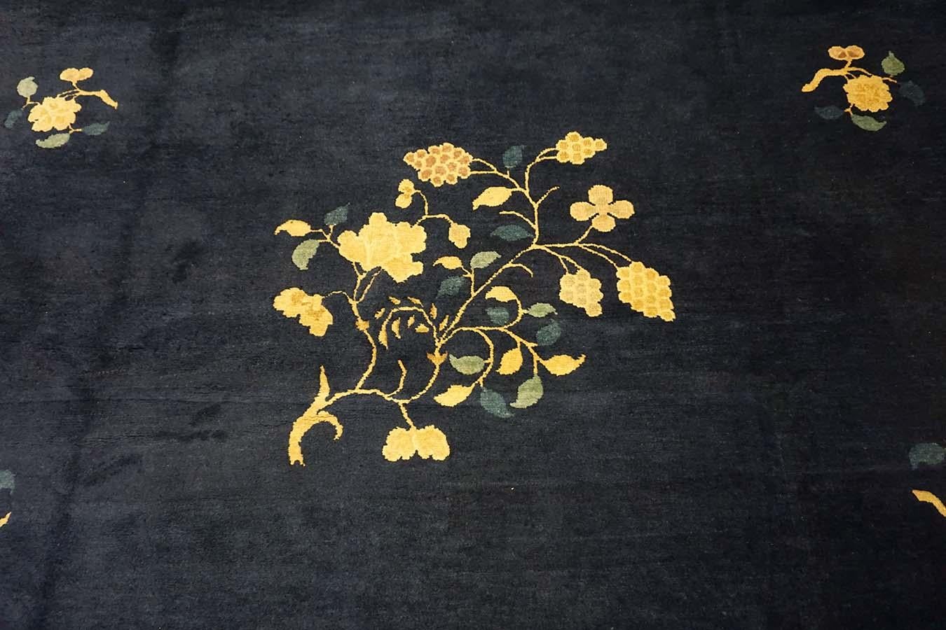 Early 20th Century Chinese Peking Carpet ( 9'3