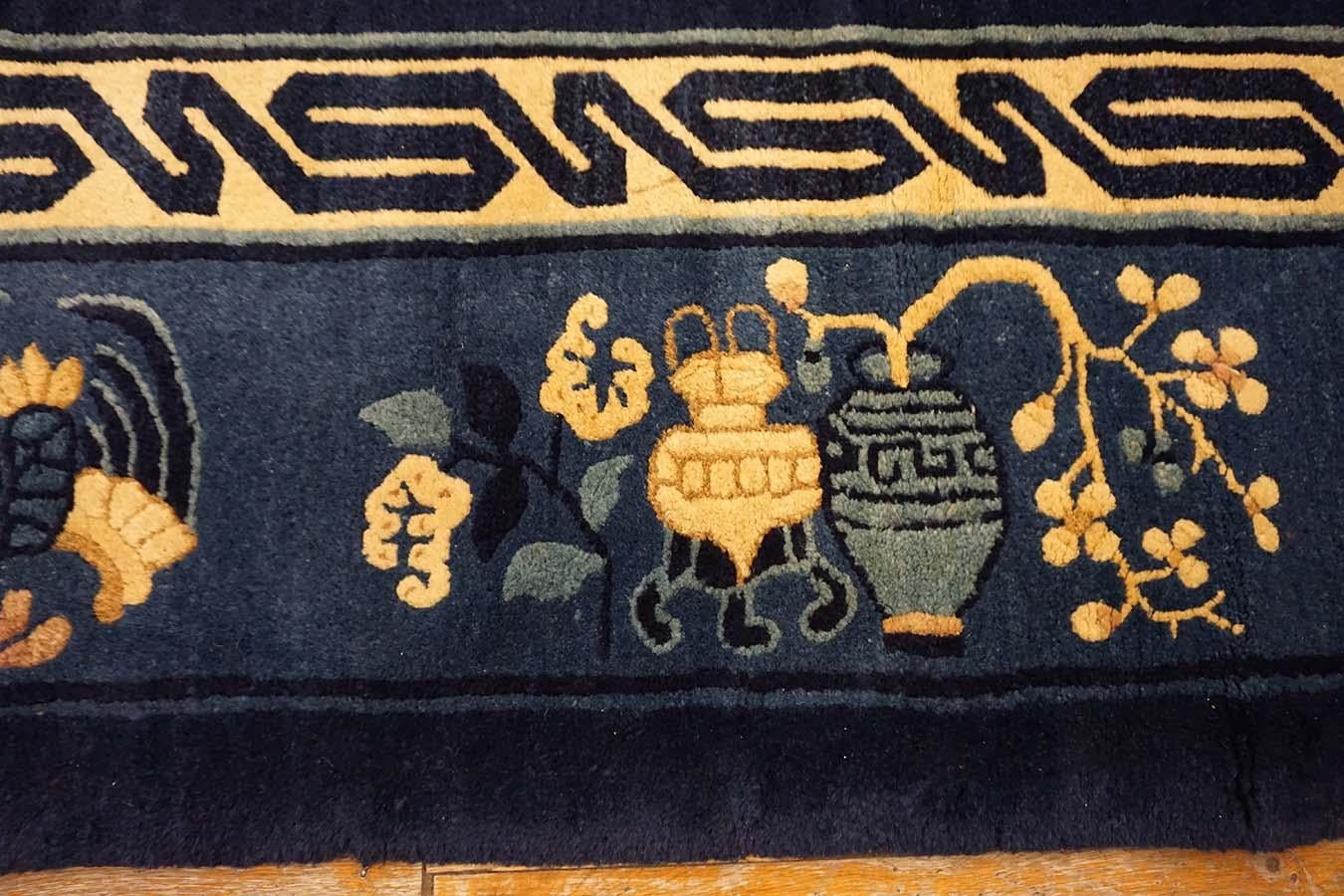 Early 20th Century Chinese Peking Carpet ( 9'3