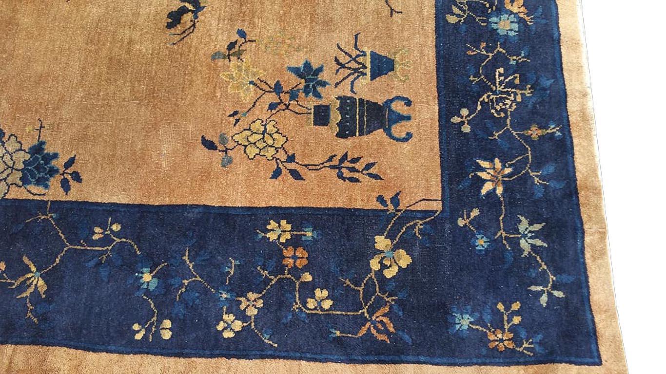 Hand-Knotted Antique Chinese Peking Rug 9' 3